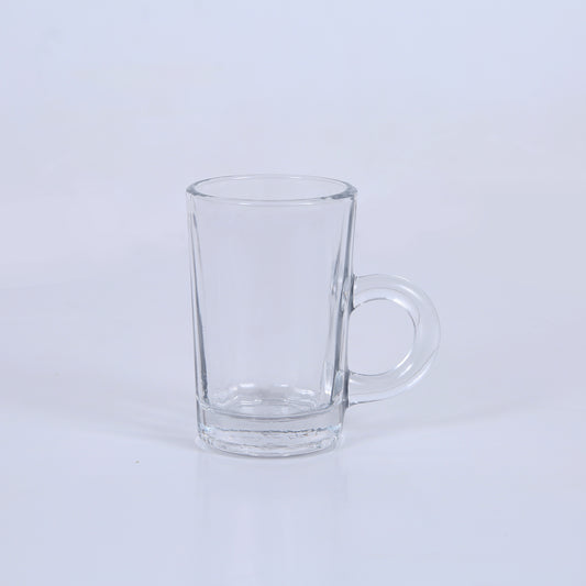 Hadrami Ribbed Glass Tea Cups – Set of 6